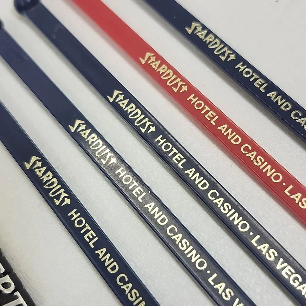 12 Las Vegas Casino Swizzle Sticks Stardust Hotel Riviera Dessert Inn Vintage